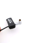 Alvin's Cables Rotatable Right Angle 2 pin to D tap Coiled Power Cable for VAXIS 1000S Transmitter 9 O'clock Direction 2 Pin