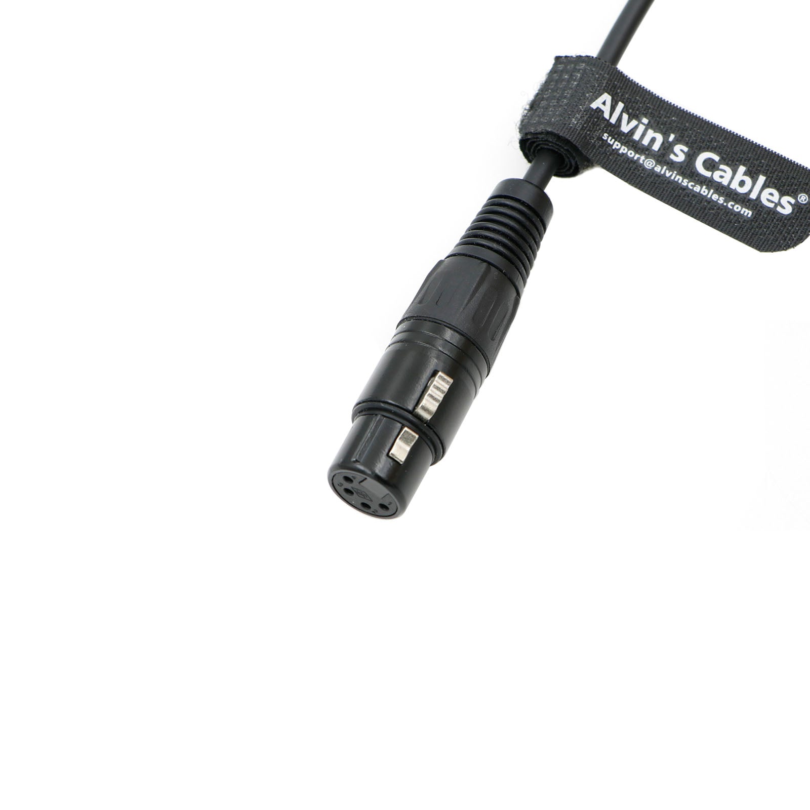 Alvin&#39;s Cables XLR 4 Pin Male to XLR 4 Pin Female Power Cable for Sony Venice|F55|SXS Camera, for Canon C300 Mkiii|C500 Mkii, Blackmagic Ursa Mini Pro 2M/6.56ft