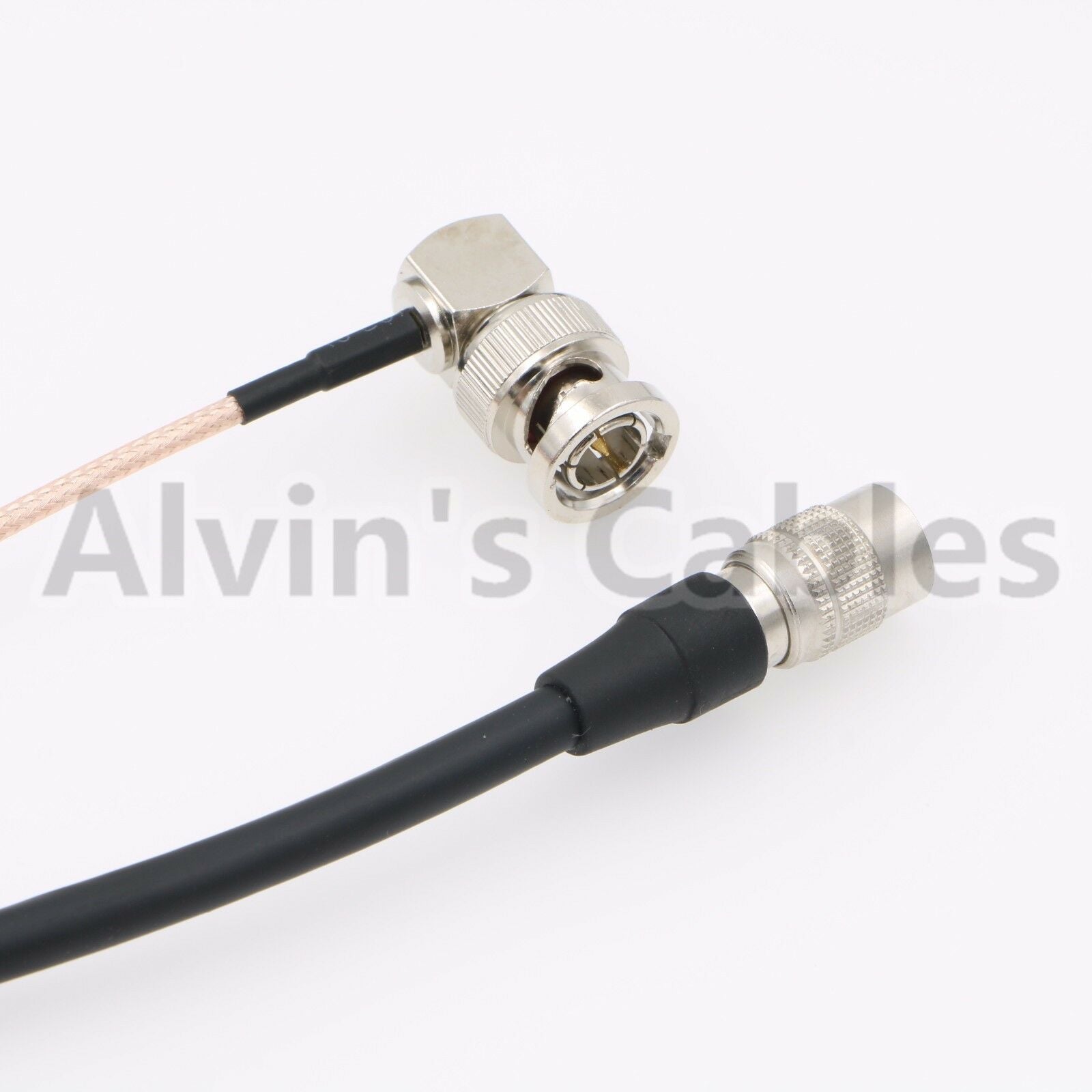 Alvin's Cables 2 Pin to Hirose 4 Pin Male BNC Cable for Teradek 55 Bond BMCC Camera