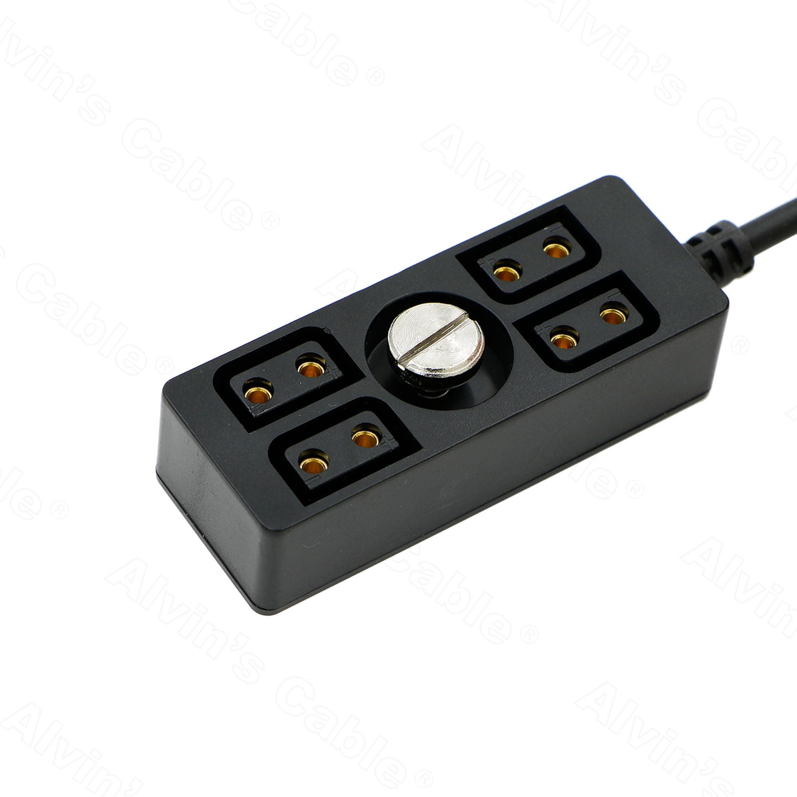 Alvin&#39;s Cables D Tap Male to 4 Port Dtap Female Splitter Power Cable for ARRI RED Cameras TILTA Steadicam IDX Battery