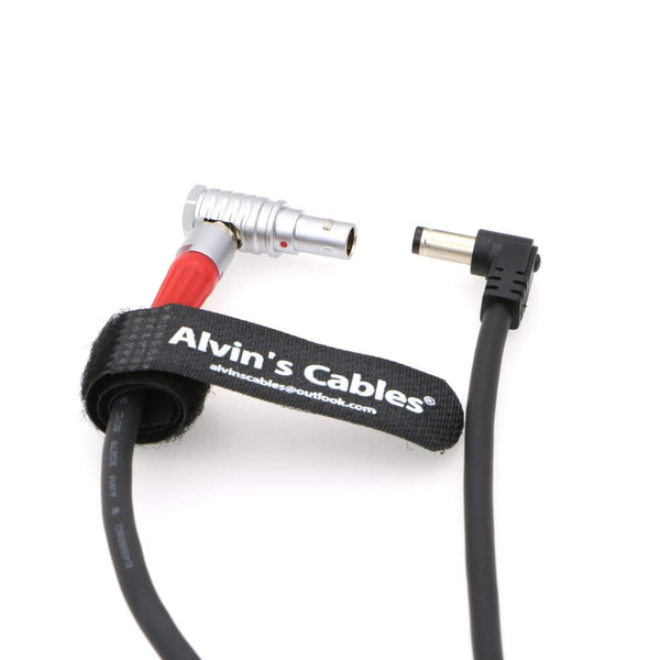 Alvin's Cables Z CAM S6 Power Output Cable Ninja V DC Jack to 2 Pin Right Angle Upward