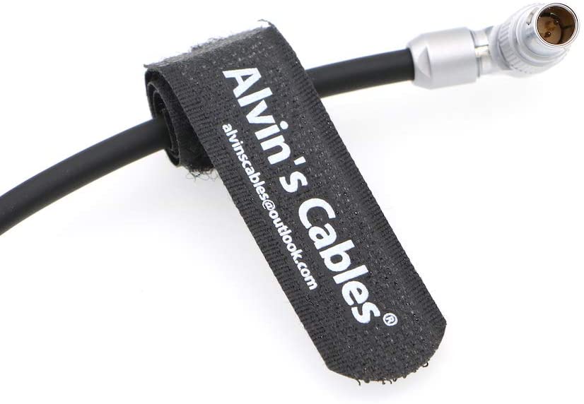 Alvin&#39;s Cables Rotatable Right Angle 2 Pin Z CAM E2 S6/F6 Power Cable Adjustable 90 Degrees 2 Pin Male to D-tap Cord