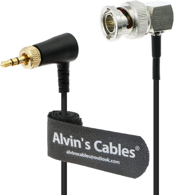 Alvin’s Cables 3.5mm TRS to BNC Timecode Cable for Canon C70 for Sony F55 FX9, Zaxcom, Zoom F4| F8| F8n from Deity Tentacle Sync Timecode Generator Box 50CM|19.7inches