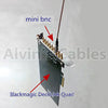 Alvin's Cables DIN 1.0/2.3 Mini BNC to BNC Male HD SDI 75ohm Cable for Blackmagic HyperDeck Shuttle