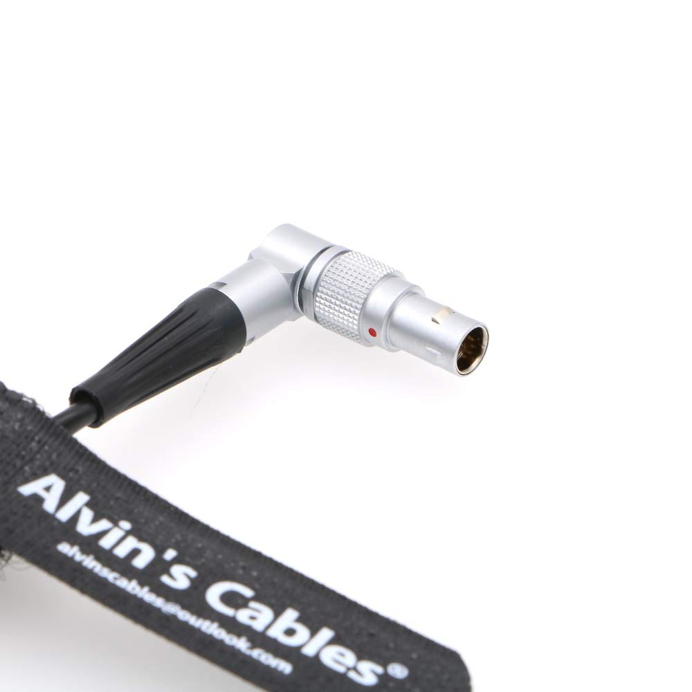 Alvin's Cables Tentacle Sync Adapterkabel Tentacle Timecode Generator 3,5 mm auf ARRI Alexa Sound Devices 5-Pin-Anschluss 12-Uhr-Richtung nach oben