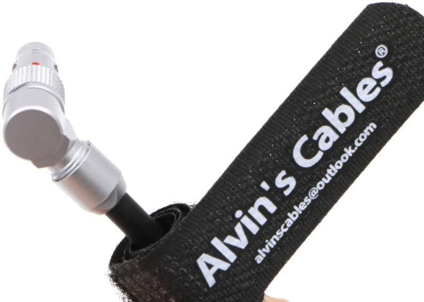 Alvin&#39;s Cables Rotatable Right Angle 2 Pin Z CAM E2 S6/F6 Power Cable Adjustable 90 Degrees 2 Pin Male to D-tap Cord