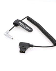 Alvin's Cables Rotatable Right Angle 2 pin to D tap Coiled Power Cable for VAXIS 1000S Transmitter 9 O'clock Direction 2 Pin