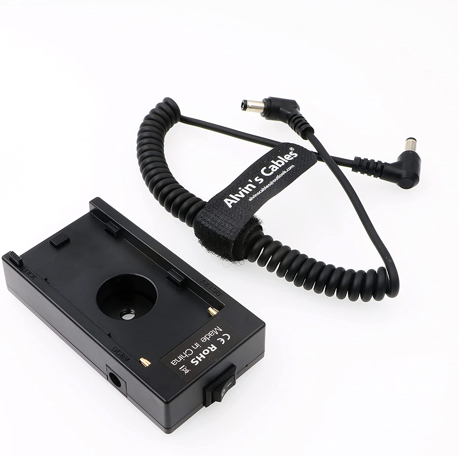 NP-F970 Netzteilkabel für BMPCC 4K 6K Blackmagic Pocket Cinema Camera NP-F Serie Netzteilhalterung Akkuplatte Kompatibel mit Sony NP-F970 F960 F770 F570 F550 Akku