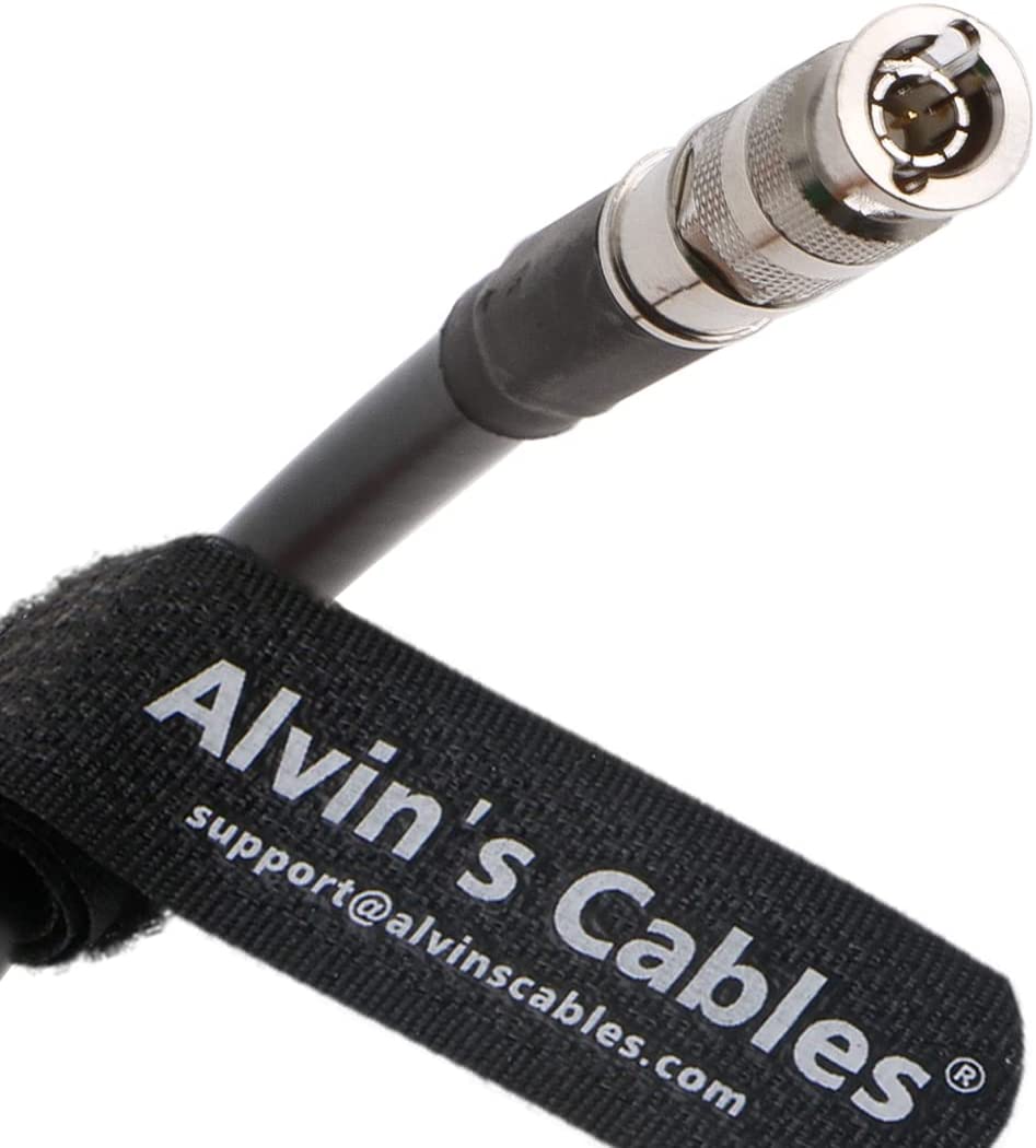 Alvin&#39;s Cables Micro BNC Male High Density BNC to BNC Male HD SDI Coaxial Cable for Blackmagic Video Assist 75 Ohm