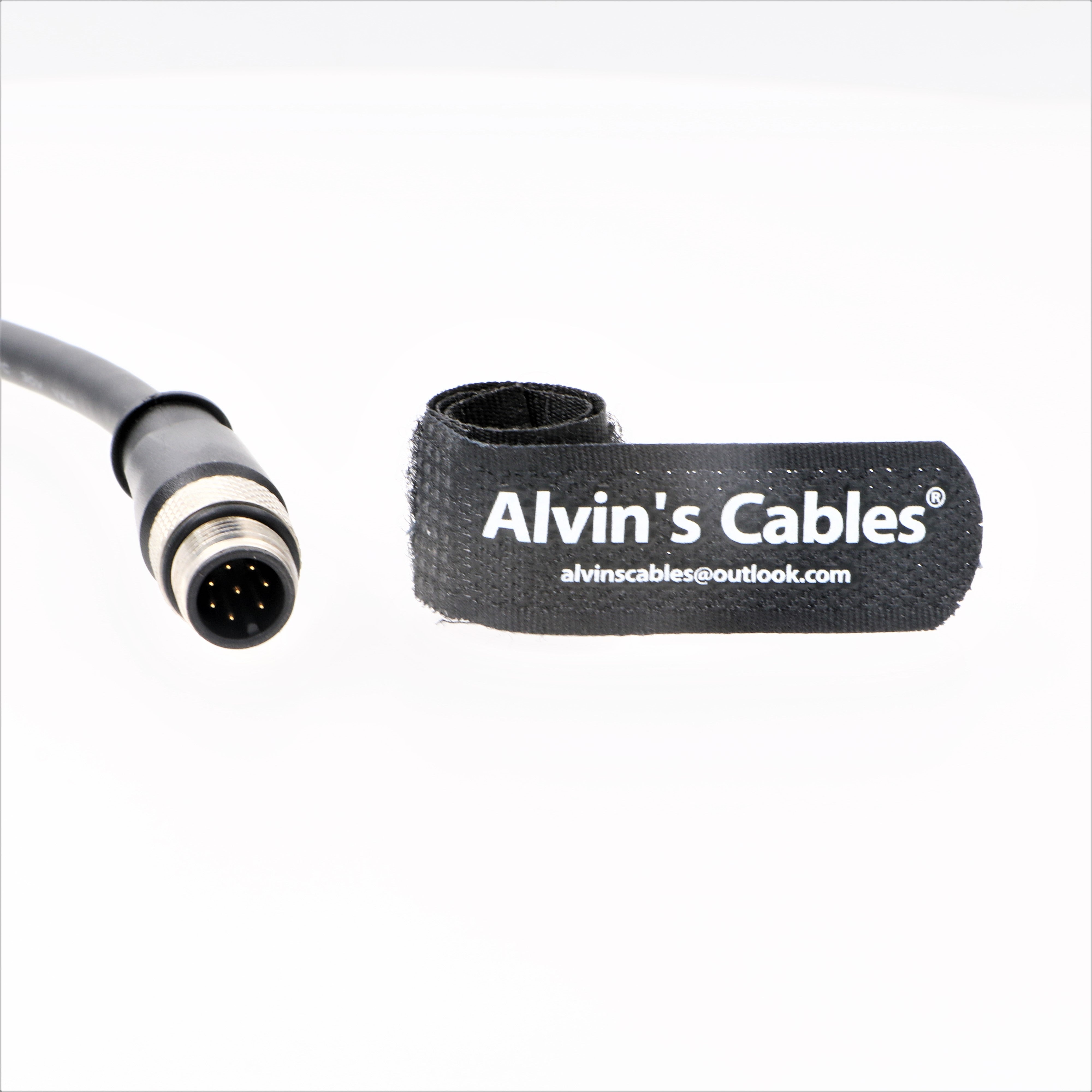 Alvin’s Cables M12 8 Position X-Code auf RJ45 CCB-84901-2001-03 Ethernet-Kabel für Cognex in Sight 8200 8400 Serie P67 Wasserdicht Schwarz