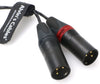 Ta5f to Dual XLR 3-Pin Male Audio-Cable for Lectrosonics-DCHR-Receiver to Sony-Fs700 Alvin’s Cables