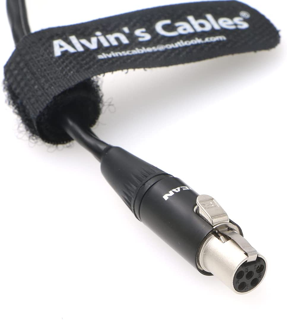 Ta5f auf 3,5 mm Klinke TRS Audiokabel für Lectrosonics-DCHR-Empfänger an Kamera Alvin’s Kabel 20 cm | 8 Zoll