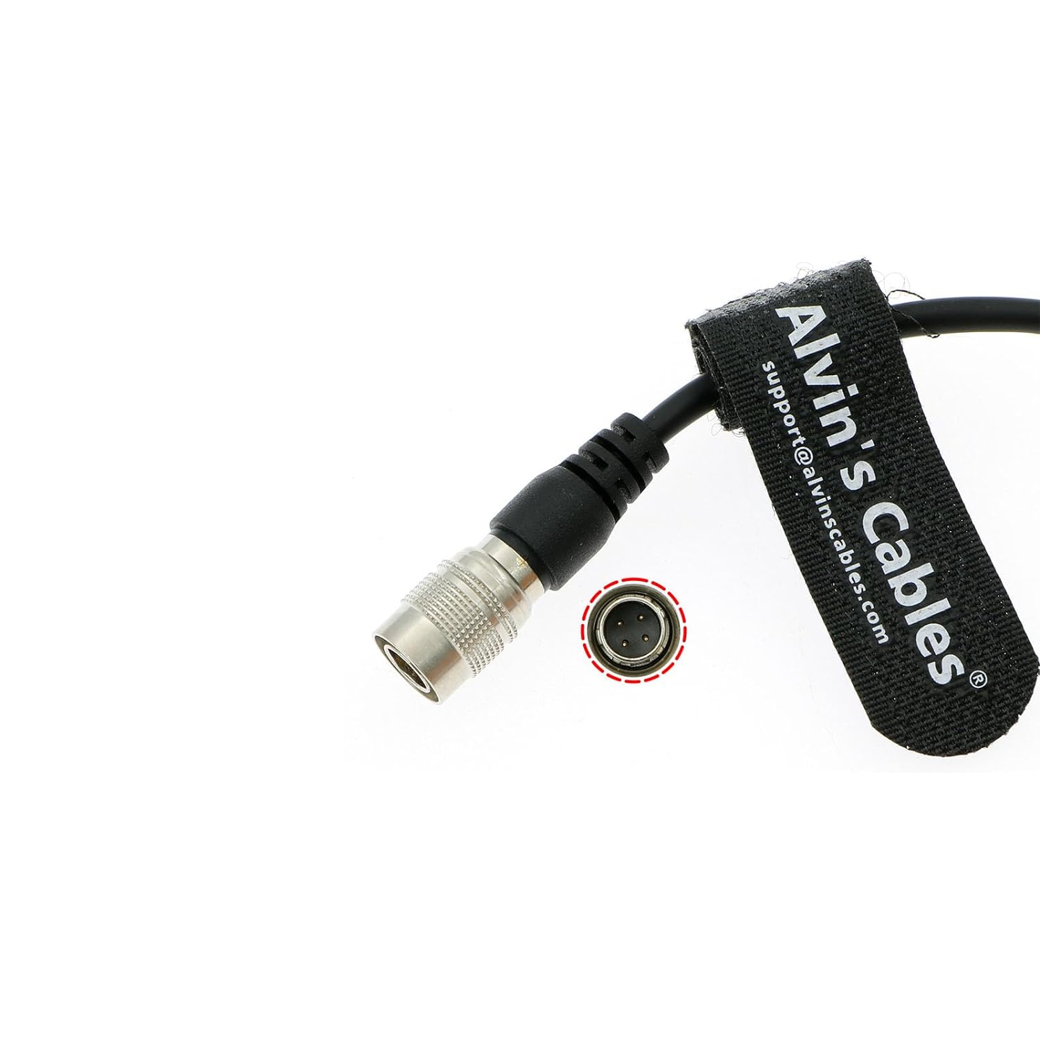 Alvin's Cables Run Stop Cable for RED Komodo Camera from RT Motion MK3.1 Hirose 4 Pin Male to 9 Pin Male 60cm|23.6inches