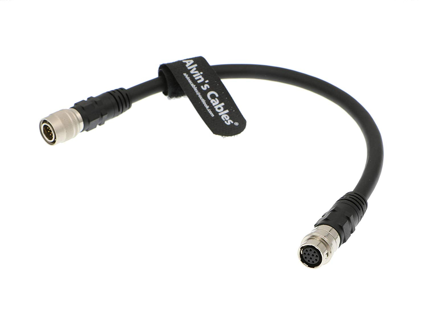 Alvin's Cables 12-poliger Hirose-Stecker auf 12-polige Buchse Verlängerungskabel Fujinon-Objektiv-Steuerkabel für Fujifilm-Kameras