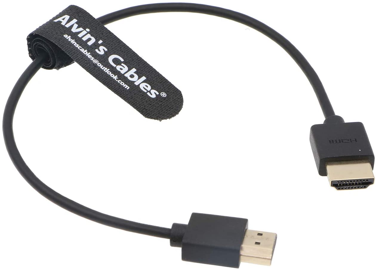 Alvin's Cables Z Cam E2 HDMI Kabel High Speed ​​Ethernet für Portkeys BM5 Monitor Straight to Straight