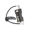 Alvin’s Cables Breakout B-Box für RED-KOMODO Kamera EXT-9-Pin auf Run-Stop|Timecode|CTRL|5V USB| Genlock-BNC-Splitterbox mit geradem zu rechtwinkligem Kabel
