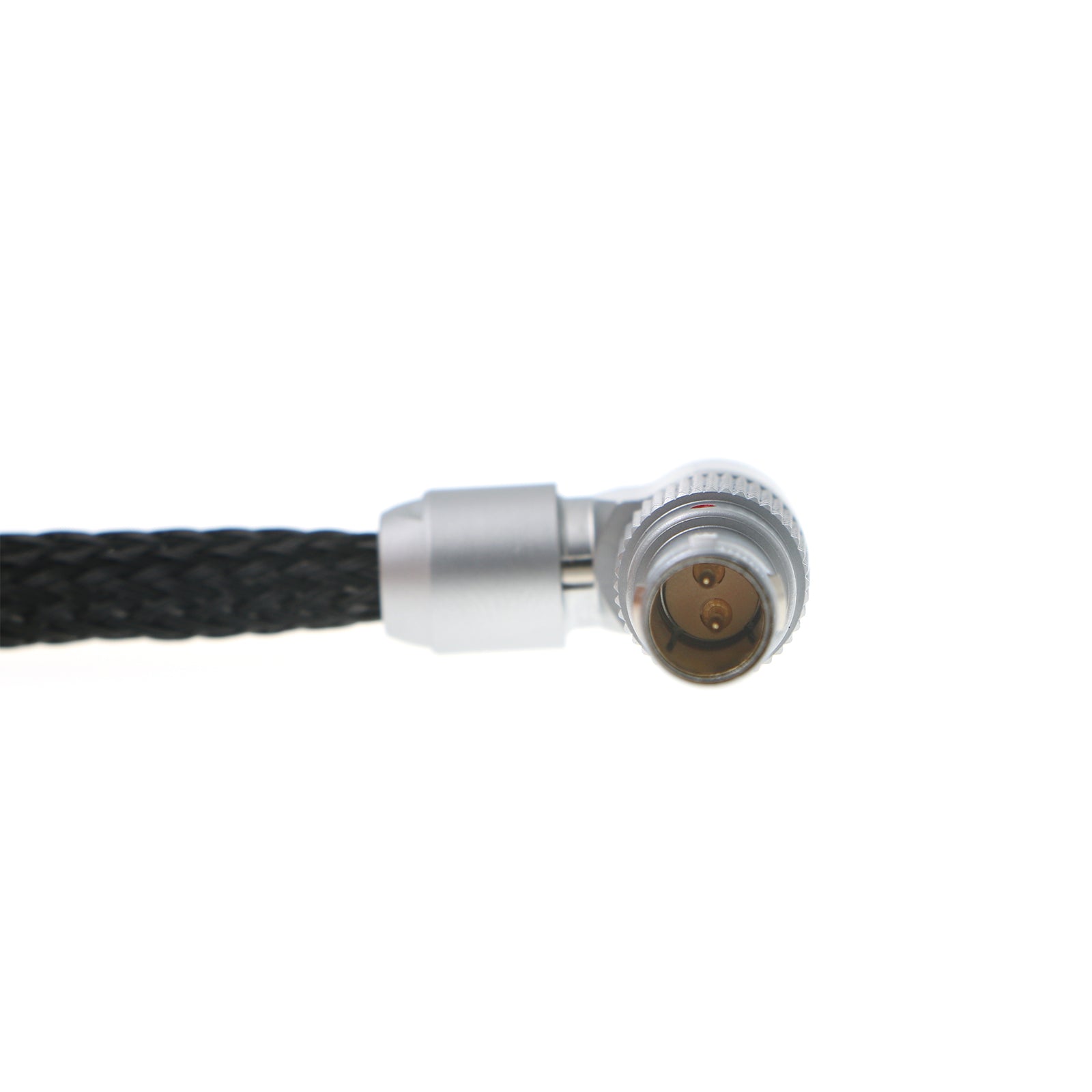 Alvin&#39;s Cables for Red-Komodo Rotatable Flexible Power-Cable 2-Pin Female to Adjustable Right-Angle 2-Pin Male Cord