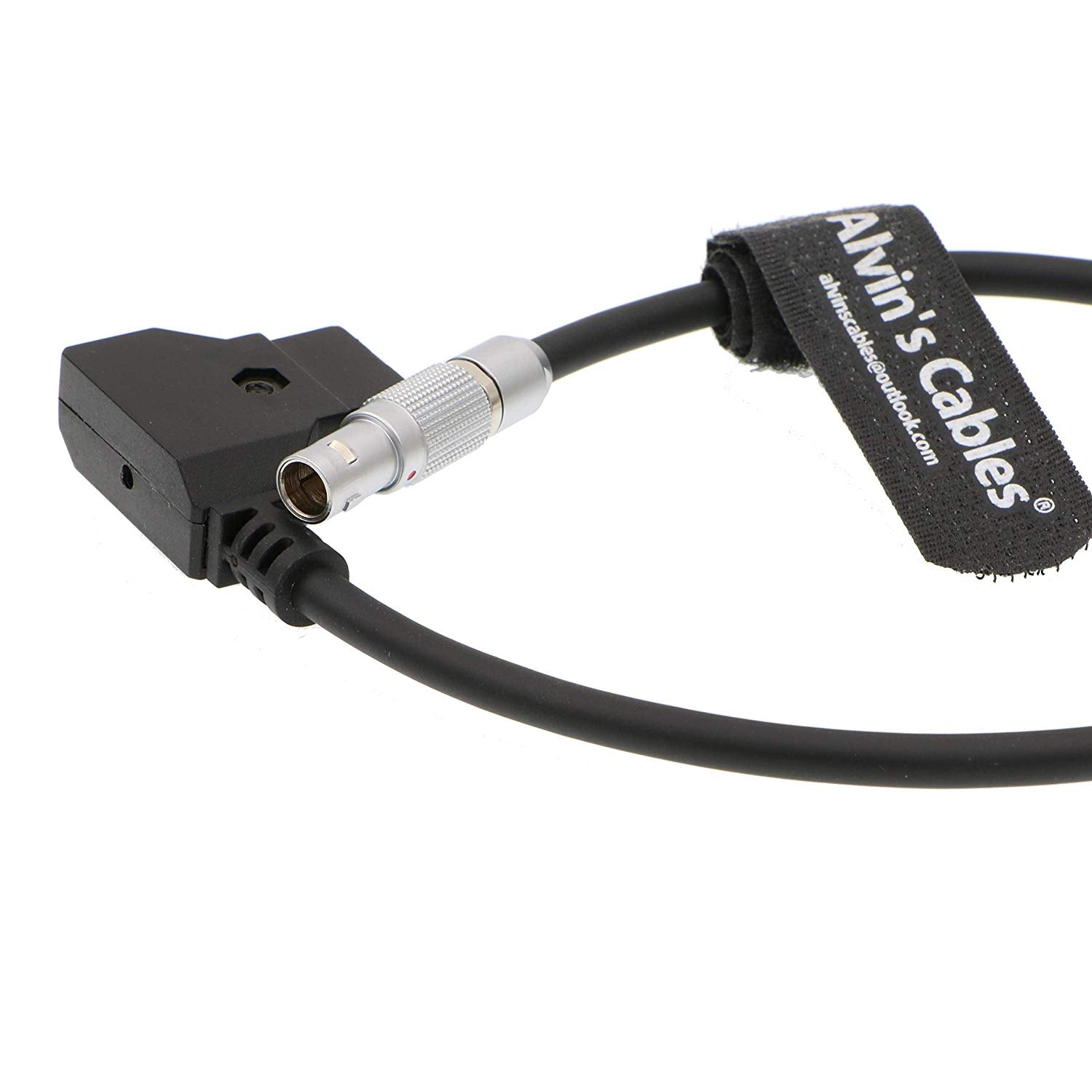 Alvin&#39;s Cables Z CAM E2 S6 F6 Blackmagic Pyxis 6K Teradek Power Cable AlvinTap Protective DTap to 2 Pin Male