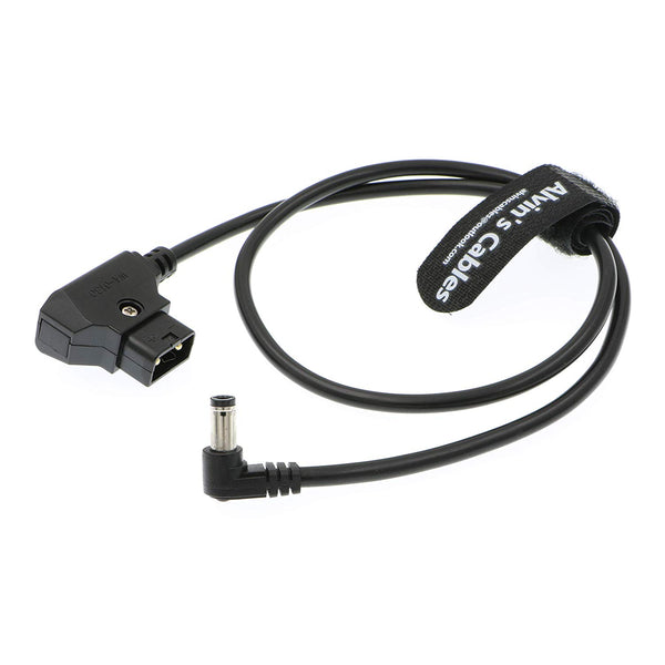 Alvin's Cables Anton Bauer Power Tap D-Tap to 2.1 DC 12v Right Angle Cable KiPRO LCD Monitors