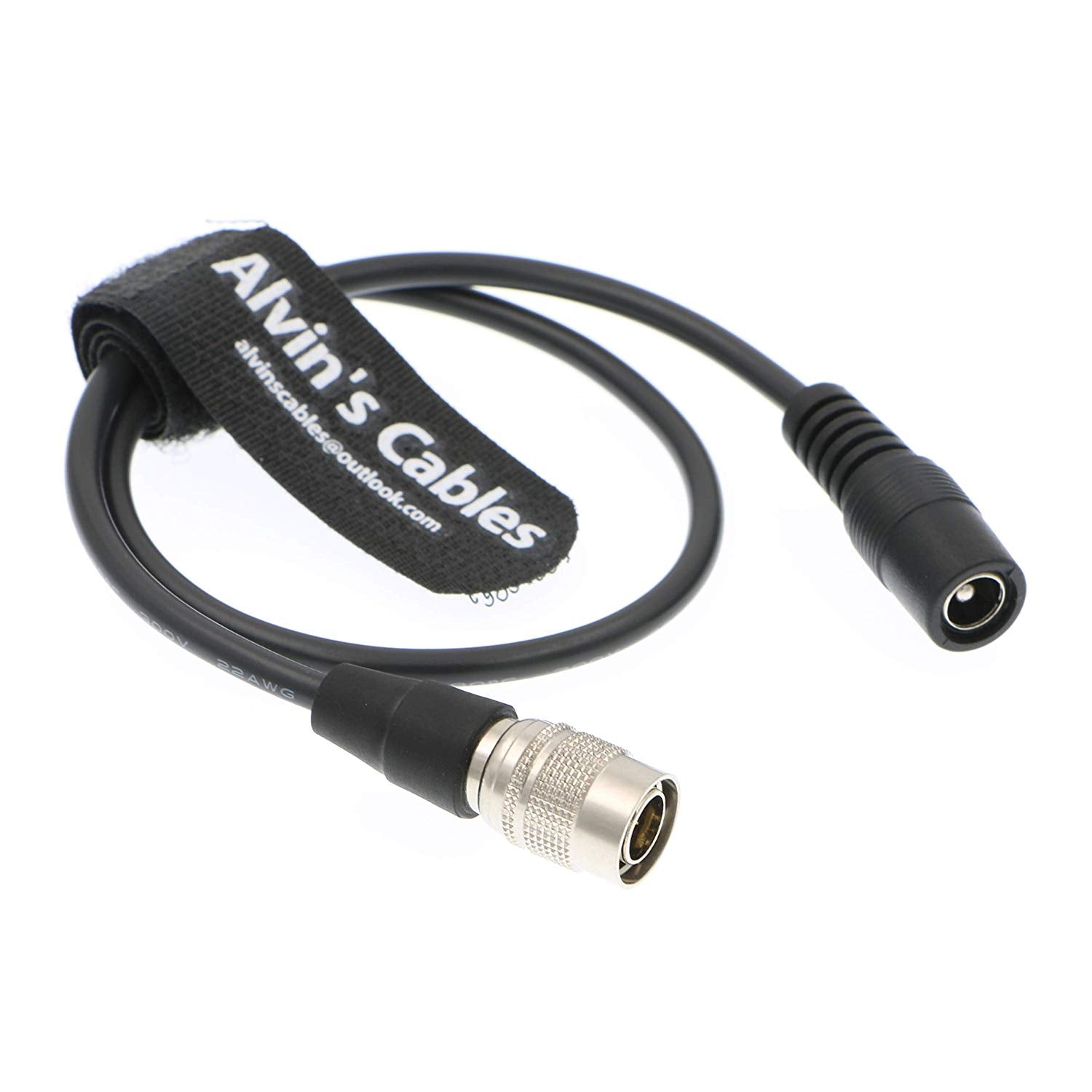 Alvin's Cables Hirose 4 Pin Male to DC Female Cable for Sound Device Z
