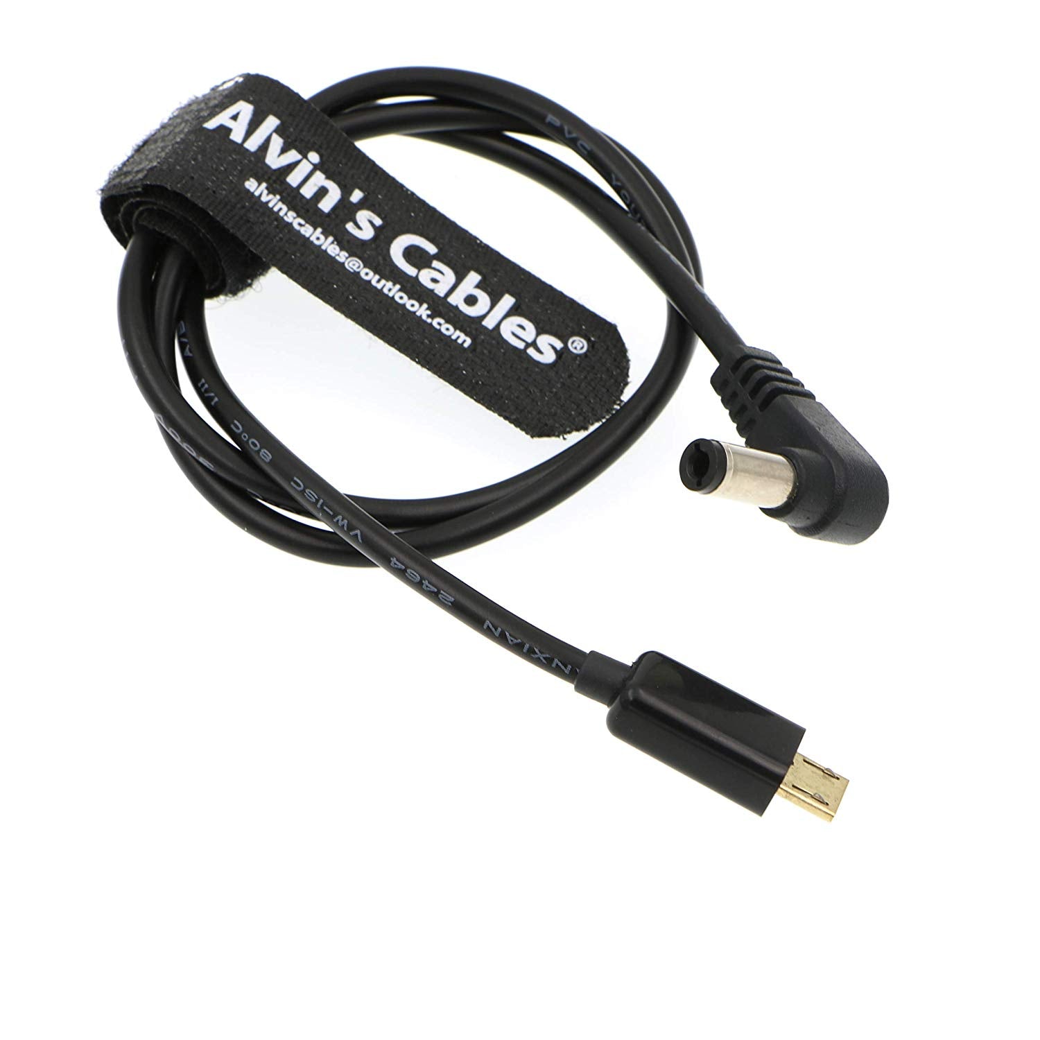 Alvin's Cables Micro-USB-zu-2.1-DC-Barrel-Motor-Stromkabel für Tilta Nucleus Nano