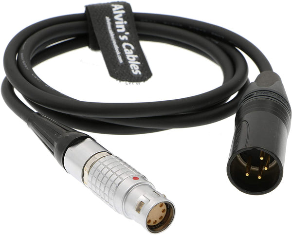 Alvin's Cables XLR 4 Pin Stecker auf 2B 8 Pin Buchse Stromkabel für Alexa Mini oder Amira