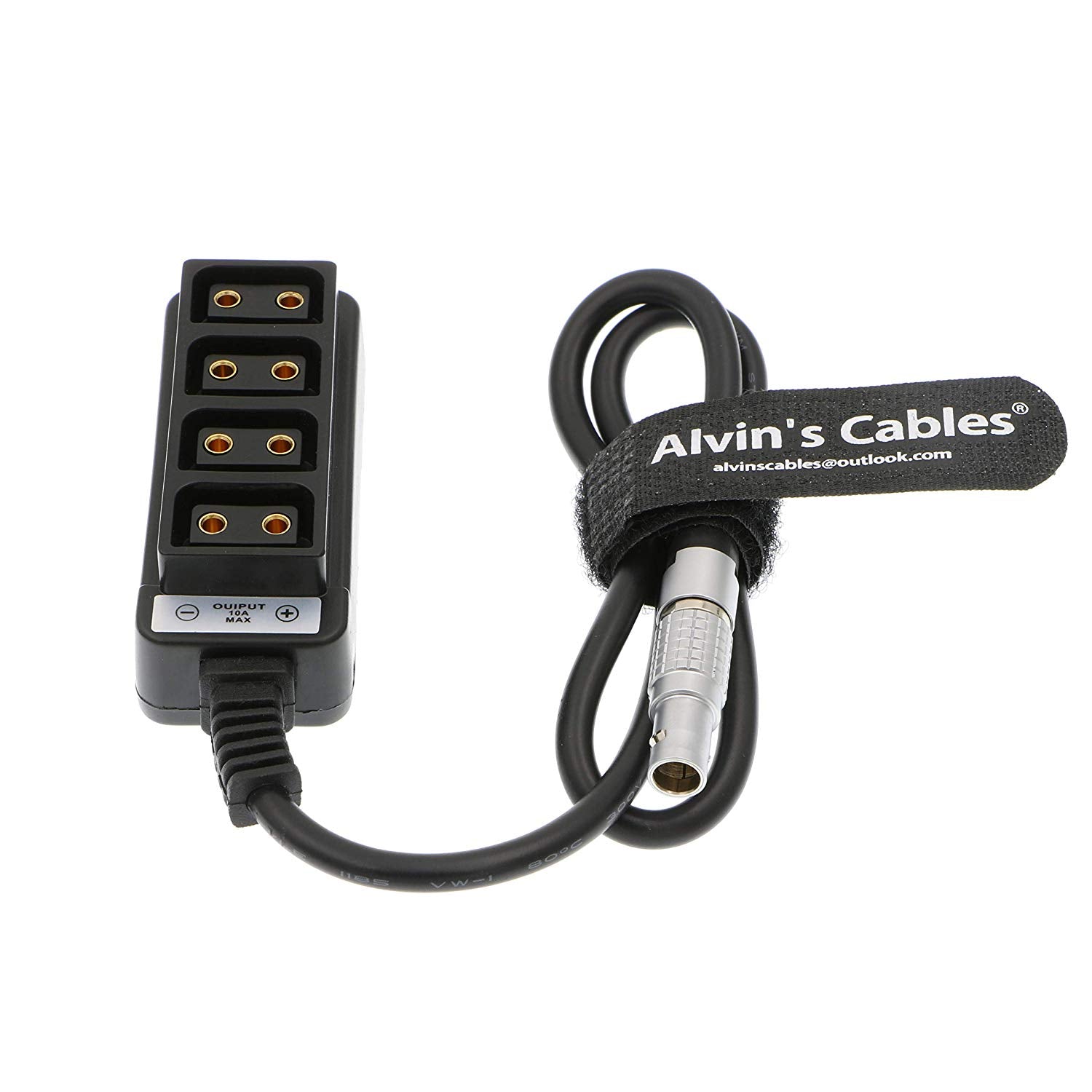 Alvin's Cables 2 Pin Male to 4 D Tap Female Splitter Cable for ARRI RED DSMC2 Je Alvin's Cables 2 Pin Male to 4 D Tap Female Splitter Cable for ARRI RED DSMC2 Je