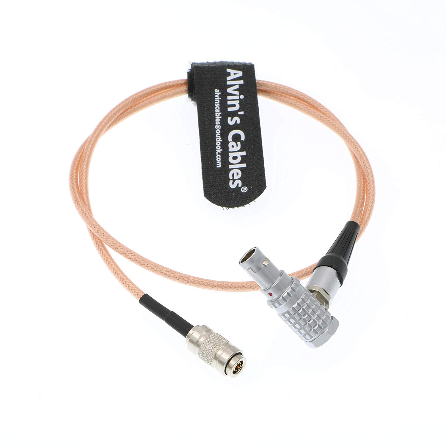 Alvin's Cables Timecode Systems DIN 1.0/2.3 to 5 Pin Timecode Input Cable for Sound Devices 633 Ultrasync One