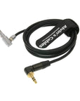 Alvin's Cables Audio Cable for ARRI Alexa Mini Camera 5 Pin Right Angle Male to Right Angle 3.5mm TRS