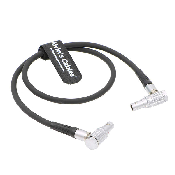 Alvin's Cables Teradek Bond ARRI Alexa Camera Power Cable 2 Pin Male Right Angle to 2 Pin