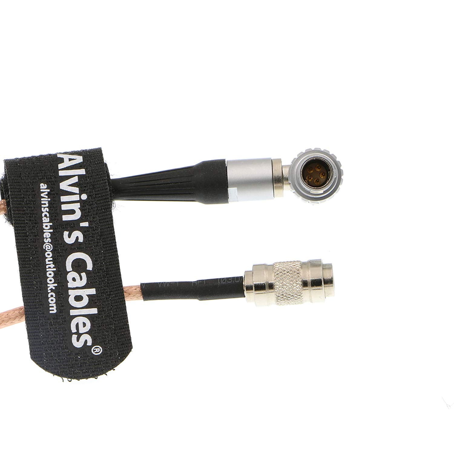Alvin&#39;s Cables Timecode Systems DIN 1.0/2.3 to 5 Pin Timecode Input Cable for Sound Devices 633 Ultrasync One