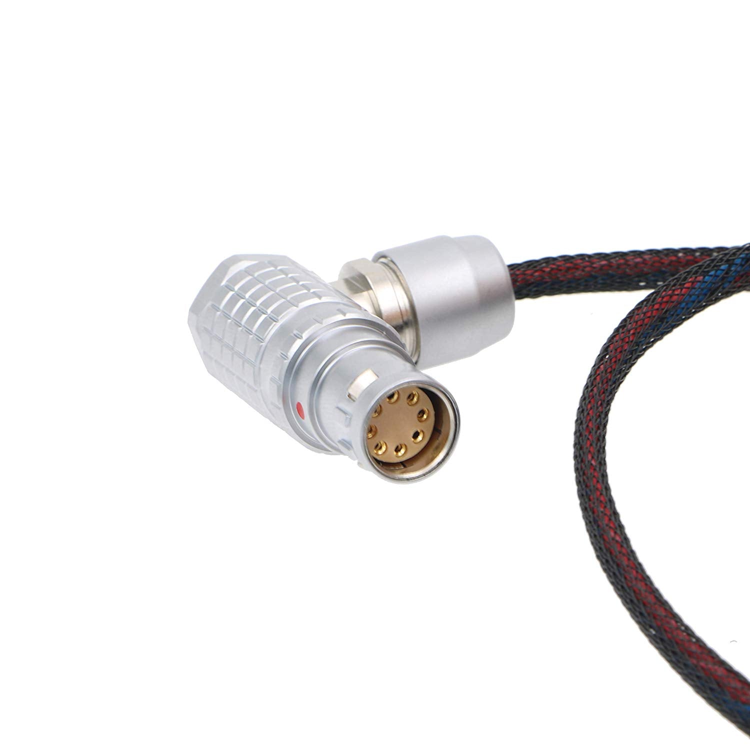 Alvin's Cables Arri Alexa Mini Camera Flexible Light Power Cable 8 Pin Right Angle to D TAP