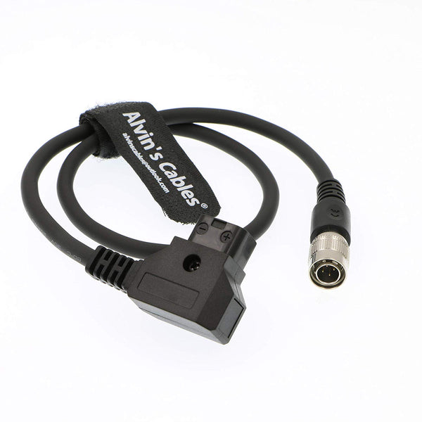Alvin's Cables Sound Device ZAXCOM Power Cable Anton Bauer D Tap to 4 Pin Hirose Male for Zoom F8