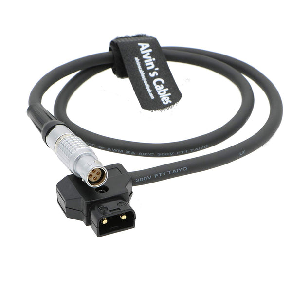 Alvin's Cables 4 Pin FGK Female to D Tap Power Cable for Canon Mark II C100 C500
