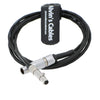 Alvin's Cables NSC3F 3 Pin auf 2 Pin Stecker Arri Stromkabel für Odyssey7 7q Monitor