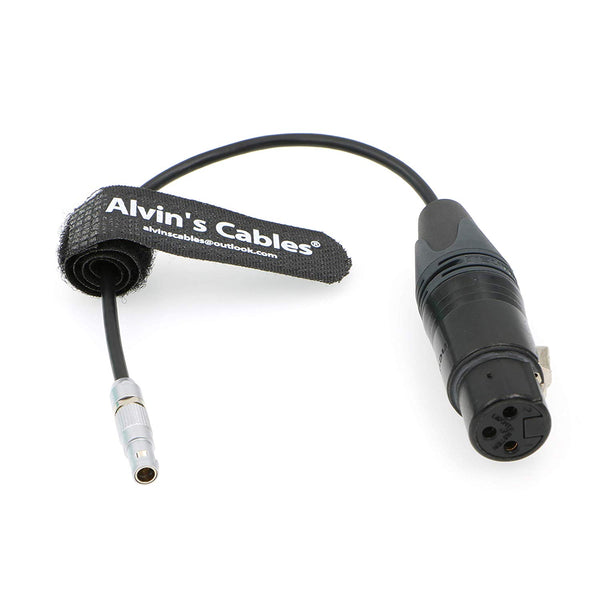 Audio Cable 3.5mm for ARRI Alexa 35 Mini LF Camera 1/8'' TRS to 6 Pin  90-Degree Right Angled 60cm (90-Degree)