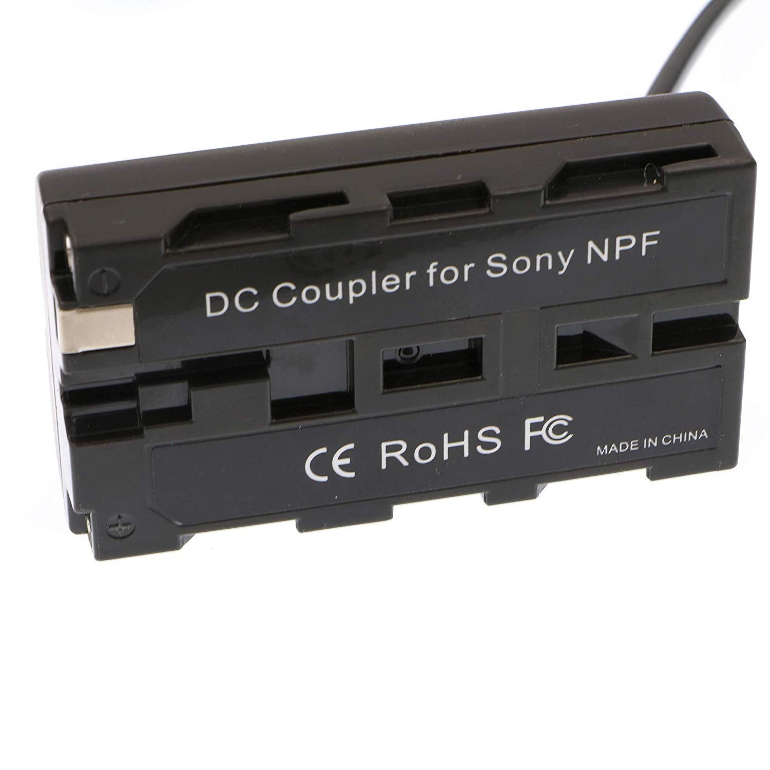 Alvin's Cables NP F550 Dummy Battery to D-Tap Spiralkabel für Sony NP F570 NP F970 Atomos Shinobi Atomos Ninja Monitor SmallHD Focus 7
