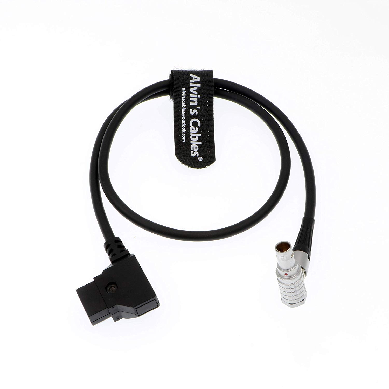 Alvin&#39;s Cables Motor Power Cable for DJI Follow Focus System Right Angle 6 Pin Male to D Tap