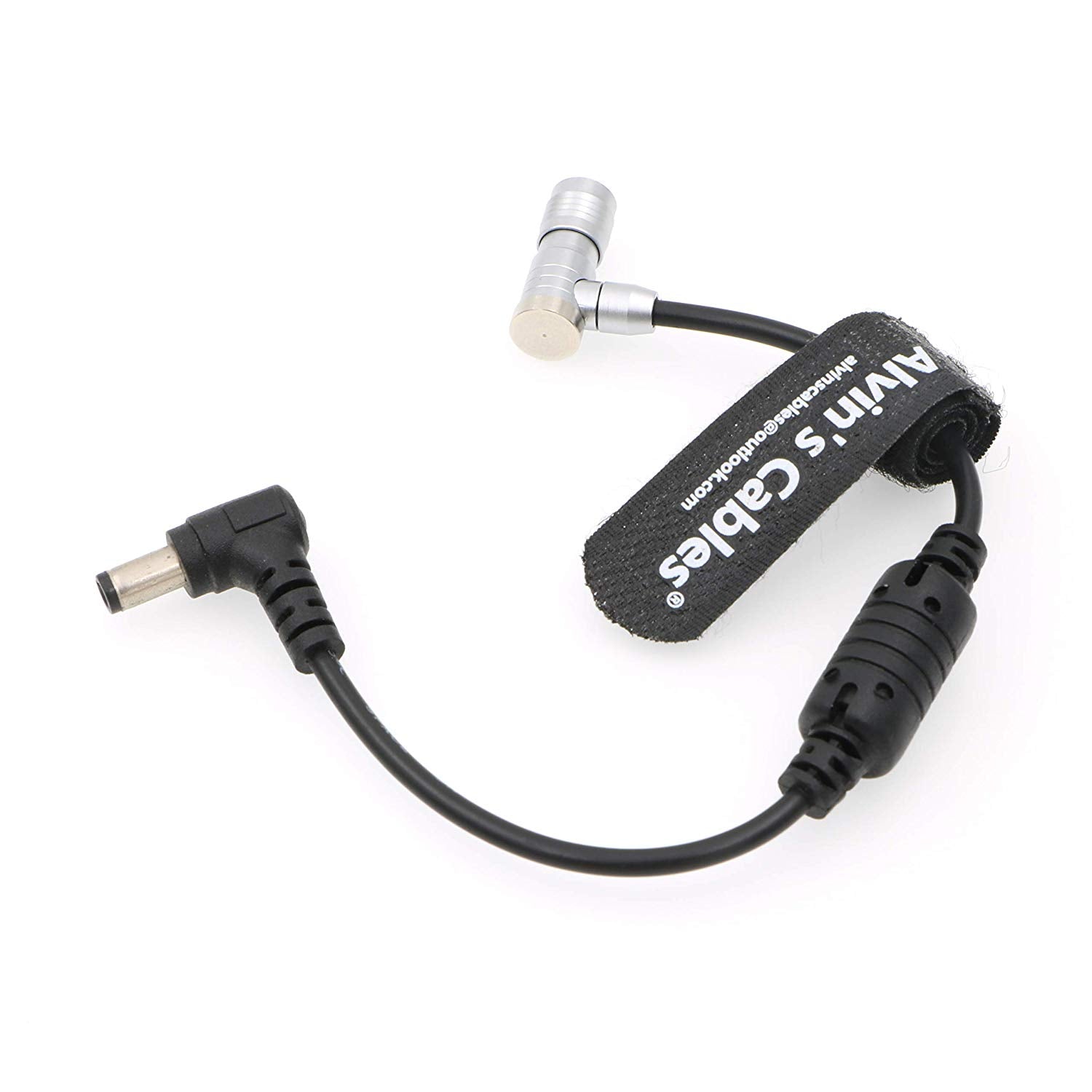 Alvin's Cables Cavo Alimentazione 4 Pin Femmina A D-Tap Per Monitor Portkeys BM5/BM7 – 40cm, Angolo Retto