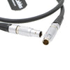 Alvin's Cables Fischer 3 Pin Male to 2 Pin Male Power Cable for ARRI Alexa Camera to Teradek SmallHD Monitor 60cm|23.6inches