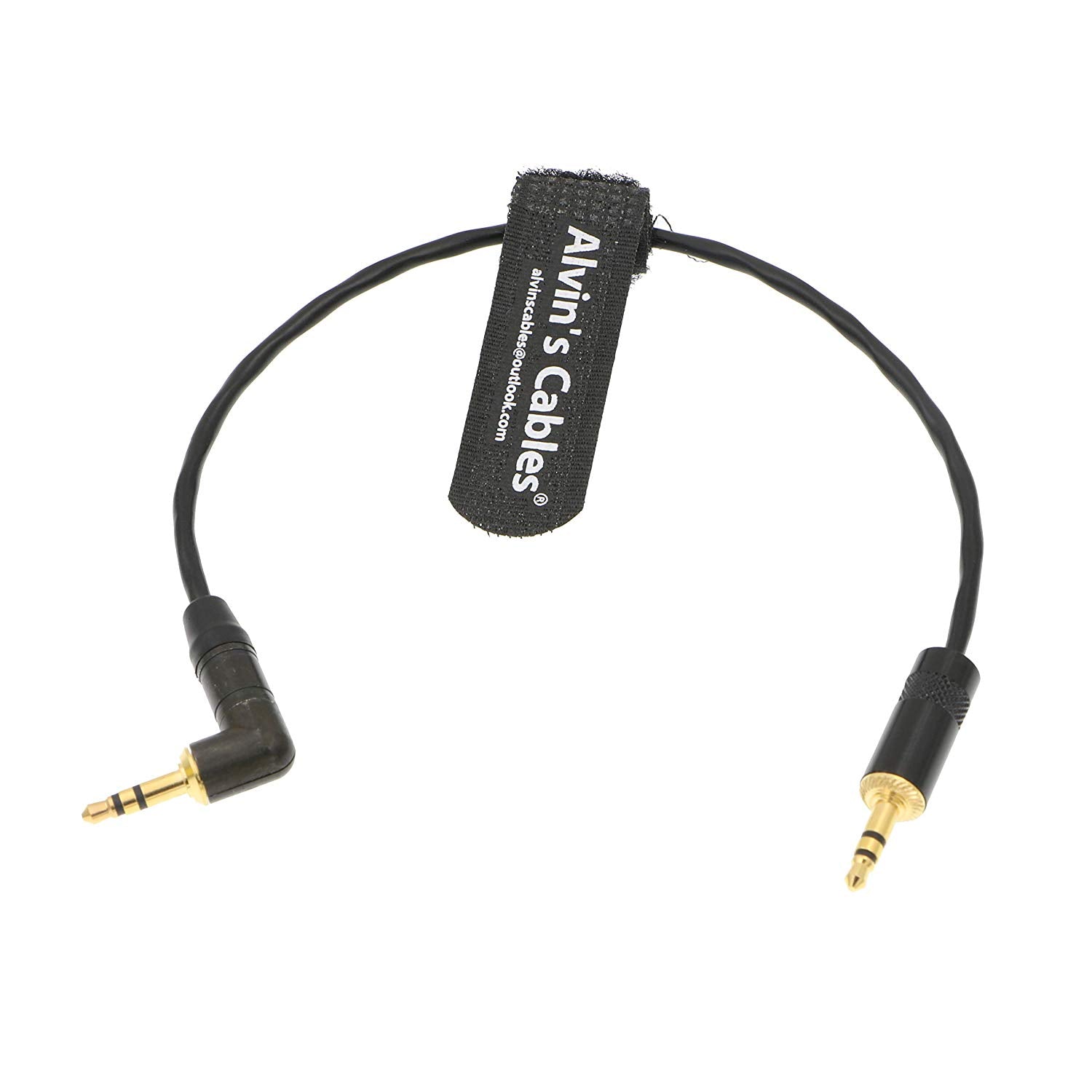 Alvin's Cables Right Angle to Straight 3.5mm TRS Audio Cable for Sony WH1000XM3