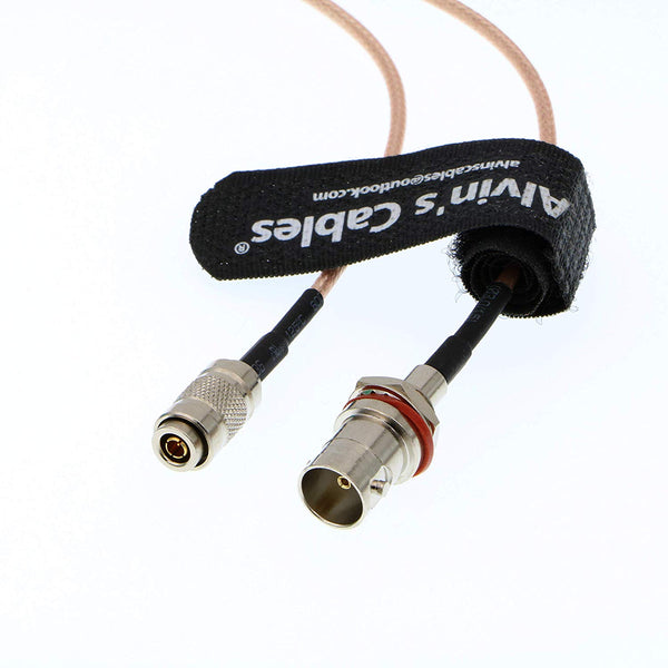 Alvin's Cables BNC Buchse auf DIN 1.0 2.3 Stecker RG179 Kabel 75 Ohm für Blackmagic