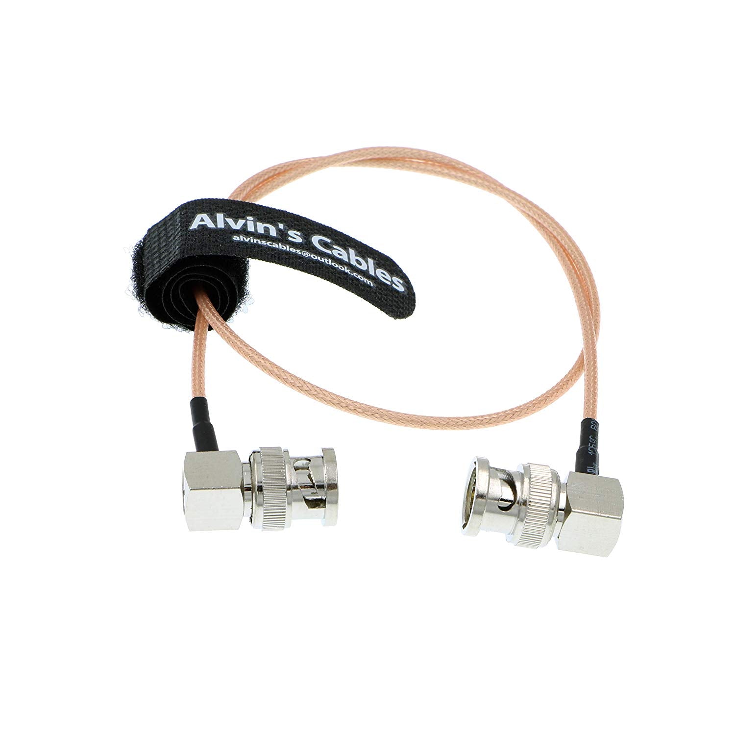 Alvin's Cables RG179 Koax-BNC-Winkelstecker-zu-Stecker-Kabel für BMCC-Video-Blackmagic-Kamera