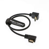 Alvin's Cables Z CAM E2 HDMI 2.0 L Shape Cable for Portkeys BM5 Monitor 90 Degrees up to Right Angle Down