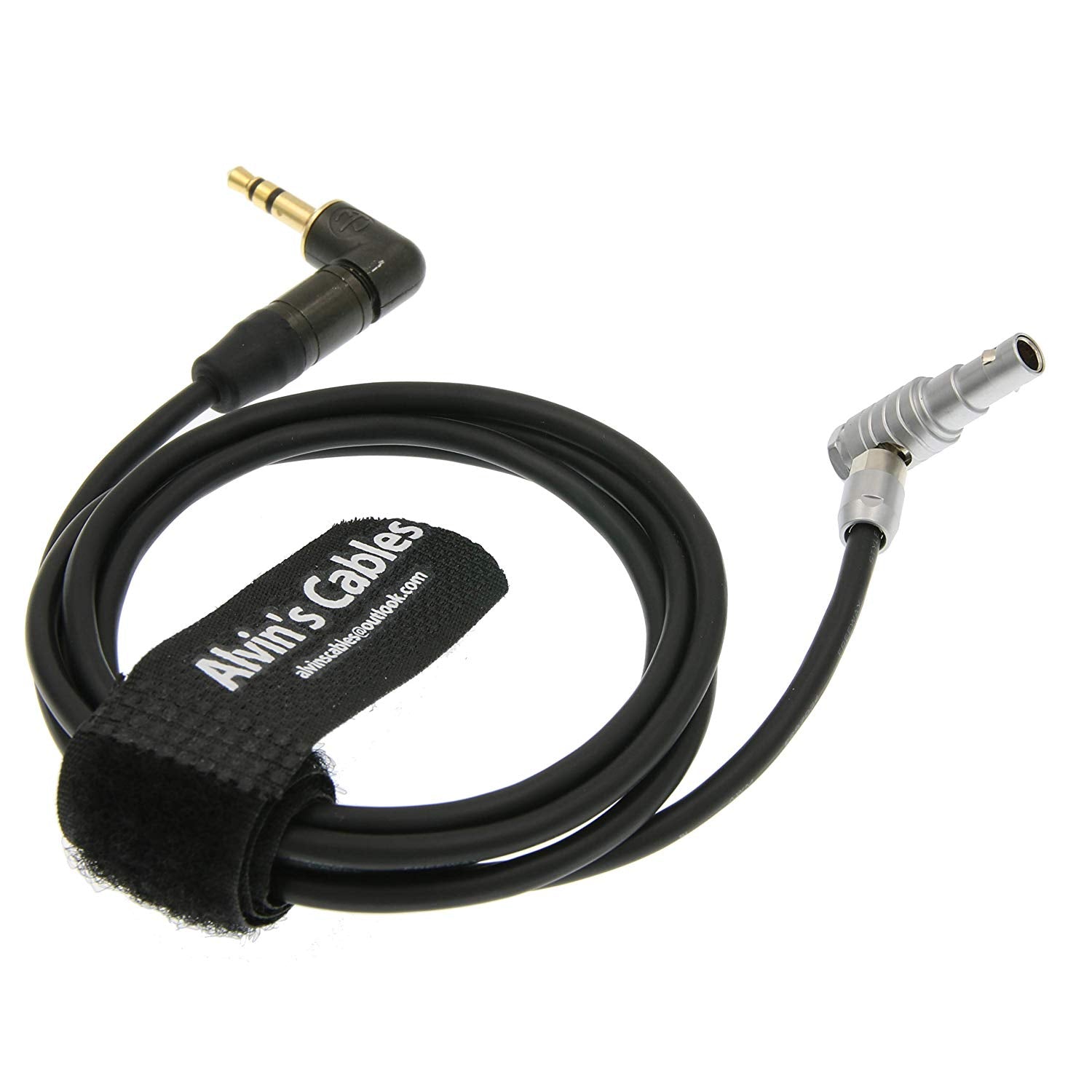 Alvin's Cables Audiokabel für ARRI Alexa Mini-Kamera 5-poliger rechtwinkliger Stecker auf rechtwinkligen 3,5-mm-TRS