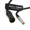 Alvin's Cables XLR 4 Pin Male to 6 Pin Female Power Cable for Red Epic Scarlet