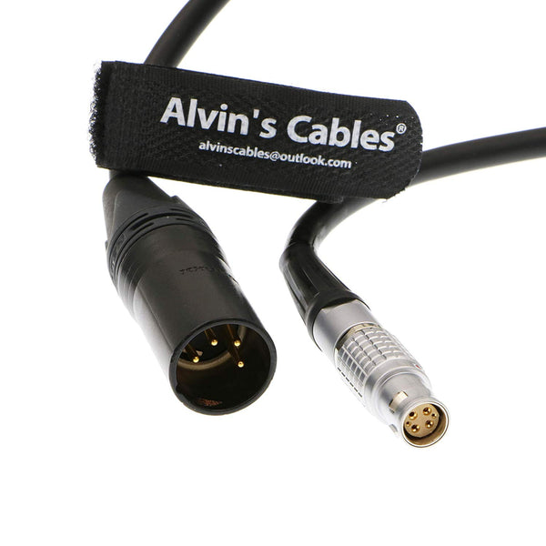 Alvin's Cables XLR 4 Pin Stecker auf 6 Pin Buchse Stromkabel für Red Epic Scarlet