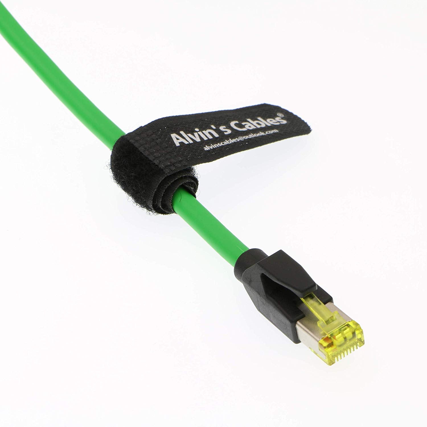Alvin&#39;s Cables M12 4 Position D Coded to RJ45 Ethernet Cable M12 4 Pin Male to RJ45 Male Network Shielded Cord Industrial Ethernet Cable