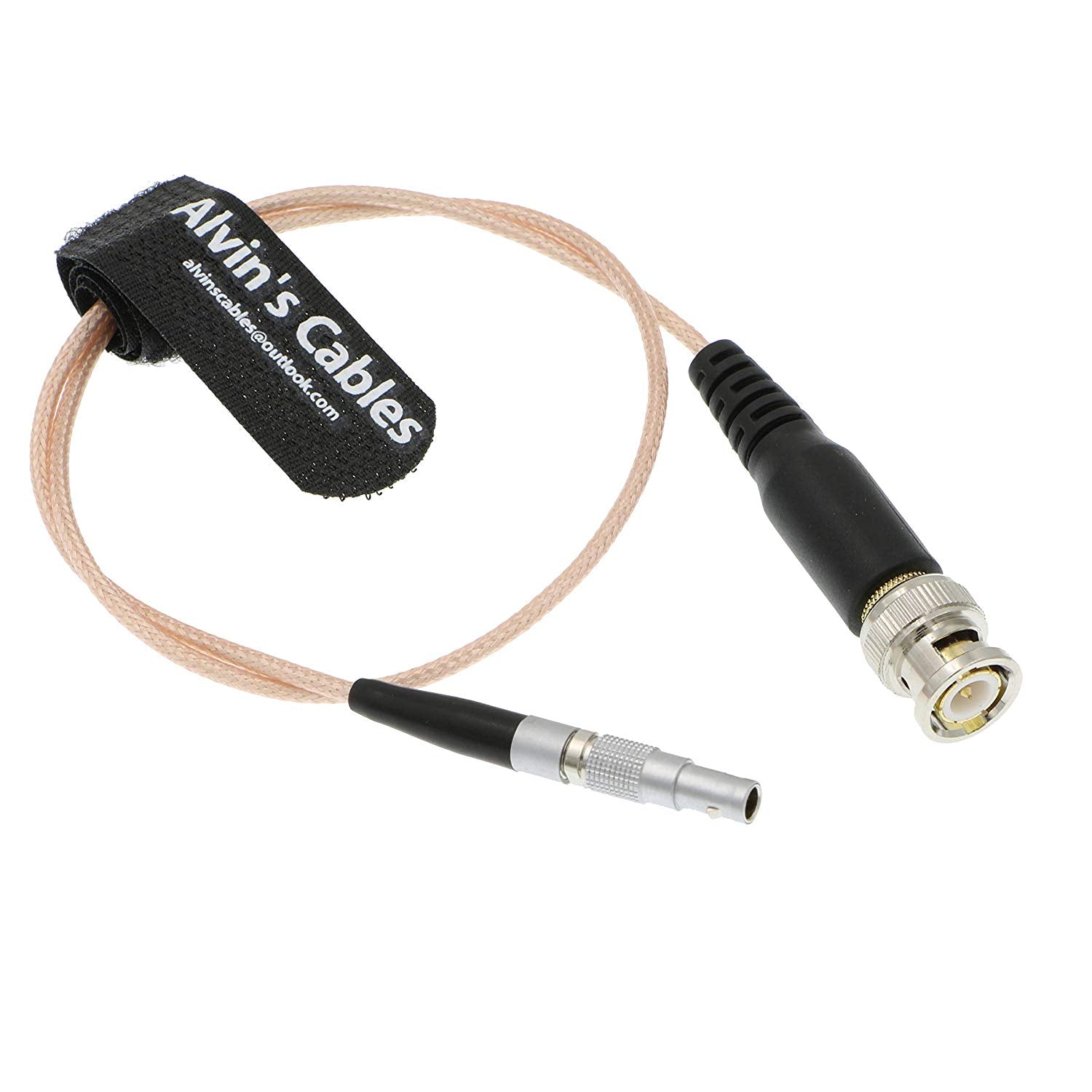 Alvin&#39;s Cables Time Code Adapter Cable for Red Epic Scarlet BNC Plug to 4 Pin Male Nor1438 Cable