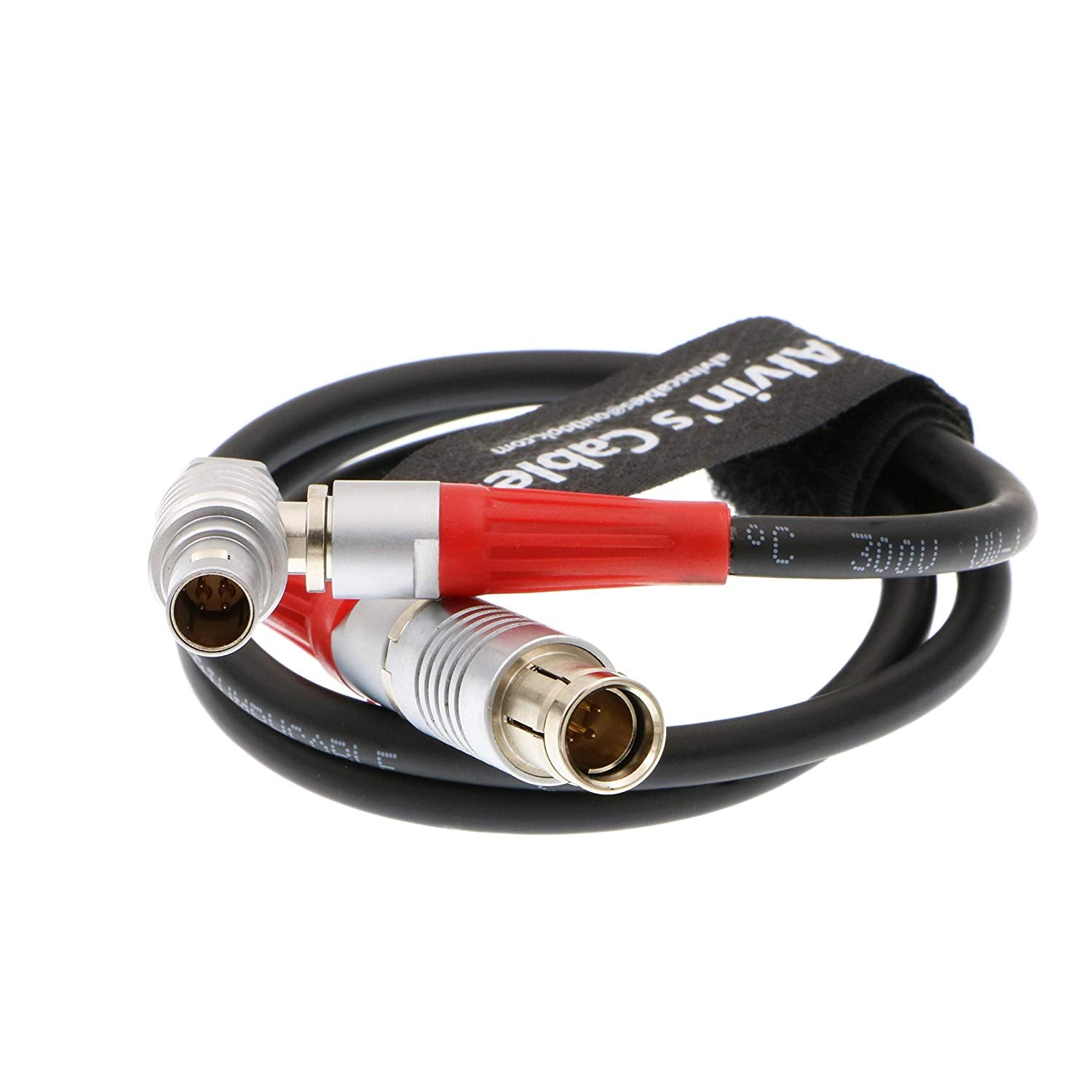 Alvin's Cables 5 pin ARRI LCS to LBUS 4 pin Reverse Right Angle Cable for Arri WCU4 Camera interfaces